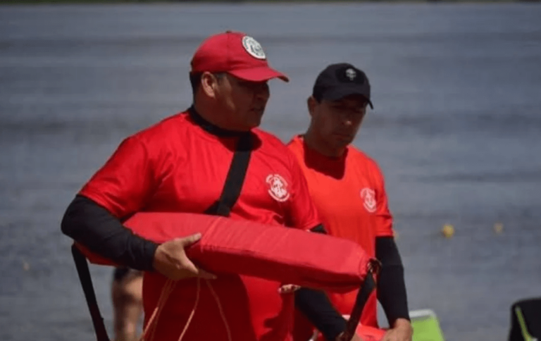 Guardavidas se capacitaron en salvamento acuático en la Arazaty II