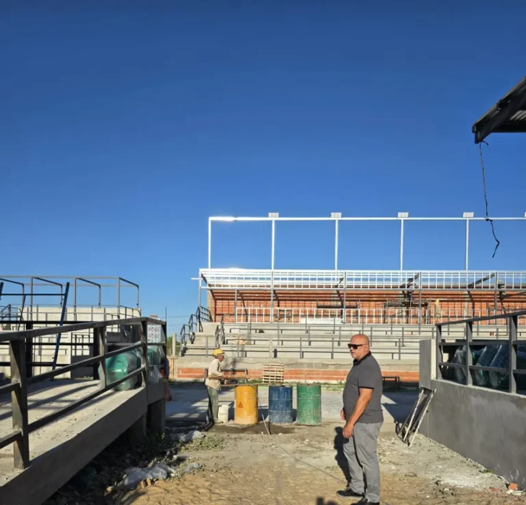 Avanzan las obras en el Corsódromo para los Carnavales 2025.