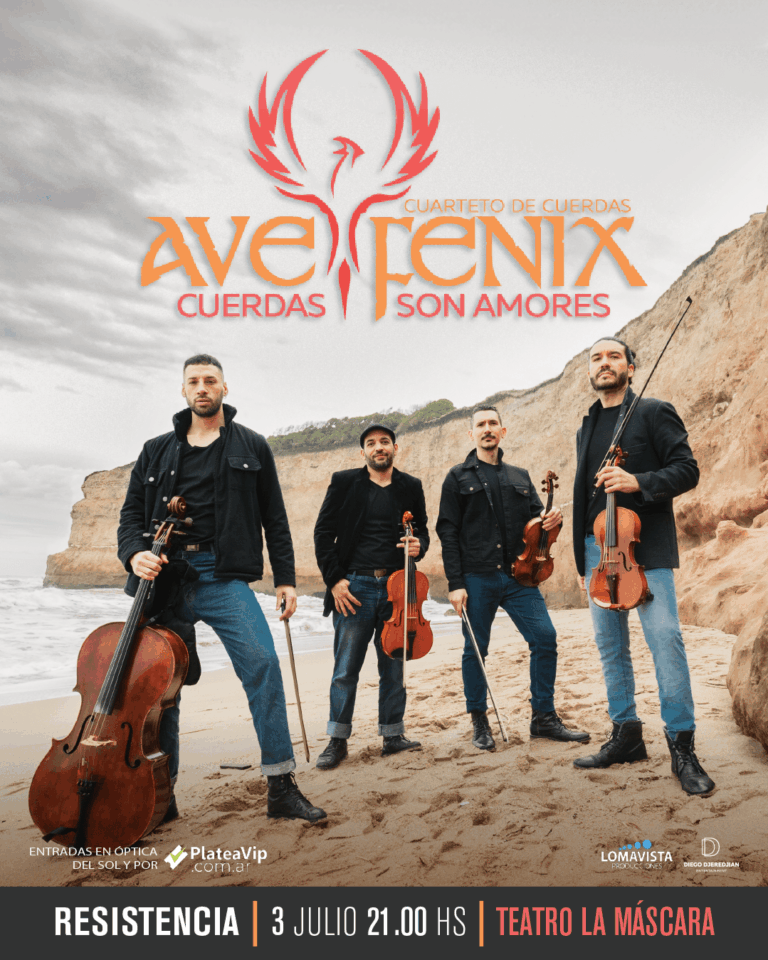 El cuarteto de cuerdas Ave Fénix se presenta en Resistencia